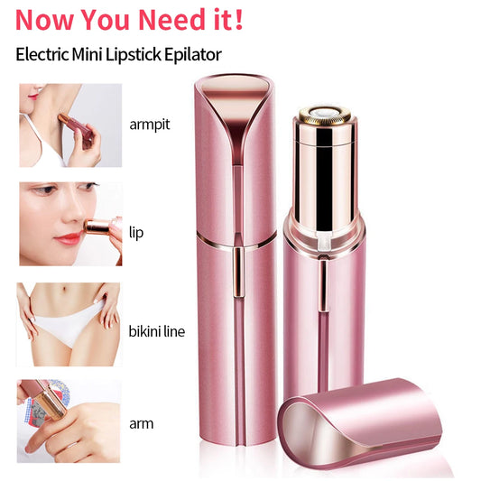 1PC Electric Hair Removal Machine Eyebrow Trimmer Hot Sales Portable Lipstick Shaver Women's Hair Remover Mini Shaver Epilator